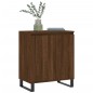 vidaXL Aparador madera contrachapada marrón roble 60x35x70 cm vidaXL Aparador madera contrachapada marrón roble 60x35x70 cm