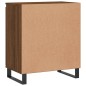 vidaXL Aparador madera contrachapada marrón roble 60x35x70 cm vidaXL Aparador madera contrachapada marrón roble 60x35x70 cm