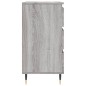 vidaXL Aparador de madera contrachapada gris Sonoma 60x35x70 cm