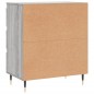 vidaXL Aparador de madera contrachapada gris Sonoma 60x35x70 cm