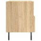 vidaXL Mesita de noche madera de ingeniería roble Sonoma 40x35x47,5 cm vidaXL Mesita de noche madera de ingeniería roble Sonoma 40x35x47,5 cm