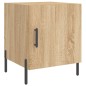 vidaXL Mesita de noche madera de ingeniería roble Sonoma 40x40x50 cm vidaXL Mesita de noche madera de ingeniería roble Sonoma 40x40x50 cm