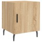 vidaXL Mesita de noche madera de ingeniería roble Sonoma 40x40x50 cm vidaXL Mesita de noche madera de ingeniería roble Sonoma 40x40x50 cm