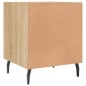 vidaXL Mesita de noche madera de ingeniería roble Sonoma 40x40x50 cm vidaXL Mesita de noche madera de ingeniería roble Sonoma 40x40x50 cm