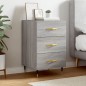 vidaXL Mesita de noche madera de ingeniería gris Sonoma 40x40x66 cm vidaXL Mesita de noche madera de ingeniería gris Sonoma 40x40x66 cm