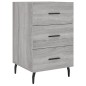 vidaXL Mesita de noche madera de ingeniería gris Sonoma 40x40x66 cm vidaXL Mesita de noche madera de ingeniería gris Sonoma 40x40x66 cm