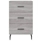 vidaXL Mesita de noche madera de ingeniería gris Sonoma 40x40x66 cm vidaXL Mesita de noche madera de ingeniería gris Sonoma 40x40x66 cm