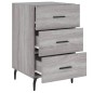 vidaXL Mesita de noche madera de ingeniería gris Sonoma 40x40x66 cm vidaXL Mesita de noche madera de ingeniería gris Sonoma 40x40x66 cm