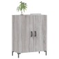 vidaXL Aparador de madera de ingeniería gris Sonoma 69,5x34x90 cm vidaXL Aparador de madera de ingeniería gris Sonoma 69,5x34x90 cm