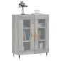 vidaXL Aparador de madera de ingeniería gris Sonoma 69,5x34x90 cm vidaXL Aparador de madera de ingeniería gris Sonoma 69,5x34x90 cm