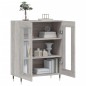 vidaXL Aparador de madera de ingeniería gris Sonoma 69,5x34x90 cm vidaXL Aparador de madera de ingeniería gris Sonoma 69,5x34x90 cm