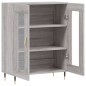 vidaXL Aparador de madera de ingeniería gris Sonoma 69,5x34x90 cm vidaXL Aparador de madera de ingeniería gris Sonoma 69,5x34x90 cm