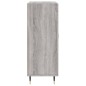 vidaXL Aparador de madera de ingeniería gris Sonoma 69,5x34x90 cm vidaXL Aparador de madera de ingeniería gris Sonoma 69,5x34x90 cm
