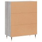 vidaXL Aparador de madera de ingeniería gris Sonoma 69,5x34x90 cm vidaXL Aparador de madera de ingeniería gris Sonoma 69,5x34x90 cm