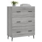 vidaXL Aparador de madera de ingeniería gris Sonoma 69,5x34x90 cm vidaXL Aparador de madera de ingeniería gris Sonoma 69,5x34x90 cm
