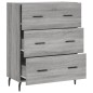 vidaXL Aparador de madera de ingeniería gris Sonoma 69,5x34x90 cm vidaXL Aparador de madera de ingeniería gris Sonoma 69,5x34x90 cm