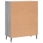 vidaXL Aparador de madera de ingeniería gris Sonoma 69,5x34x90 cm vidaXL Aparador de madera de ingeniería gris Sonoma 69,5x34x90 cm