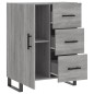 vidaXL Aparador de madera de ingeniería gris Sonoma 69,5x34x90 cm vidaXL Aparador de madera de ingeniería gris Sonoma 69,5x34x90 cm