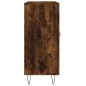 vidaXL Aparador de madera de ingeniería roble ahumado 90x34x80 cm vidaXL Aparador de madera de ingeniería roble ahumado 90x34x80 cm