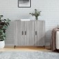 vidaXL Aparador de madera de ingeniería gris Sonoma 90x34x80 cm vidaXL Aparador de madera de ingeniería gris Sonoma 90x34x80 cm