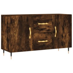 vidaXL Aparador madera de ingeniería roble ahumado 100x36x60 cm