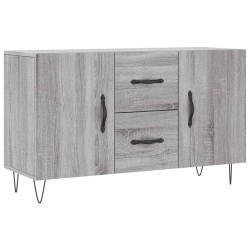vidaXL Aparador de madera de ingeniería gris Sonoma 100x36x60 cm