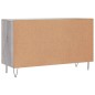 vidaXL Aparador de madera de ingeniería gris Sonoma 100x36x60 cm vidaXL Aparador de madera de ingeniería gris Sonoma 100x36x60 cm