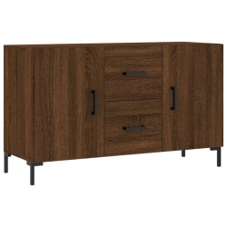 vidaXL Aparador de madera de ingeniería roble marrón 100x36x60 cm
