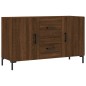 vidaXL Aparador de madera de ingeniería roble marrón 100x36x60 cm vidaXL Aparador de madera de ingeniería roble marrón 100x36x60 cm