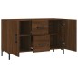 vidaXL Aparador de madera de ingeniería roble marrón 100x36x60 cm vidaXL Aparador de madera de ingeniería roble marrón 100x36x60 cm