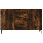 vidaXL Aparador madera de ingeniería roble ahumado 100x36x60 cm vidaXL Aparador madera de ingeniería roble ahumado 100x36x60 cm