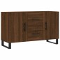 vidaXL Aparador de madera de ingeniería roble marrón 100x36x60 cm