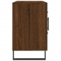 vidaXL Aparador de madera de ingeniería roble marrón 100x36x60 cm