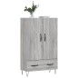 vidaXL Aparador alto madera de ingeniería gris Sonoma 69,5x31x115 cm vidaXL Aparador alto madera de ingeniería gris Sonoma 69,5x31x115 cm