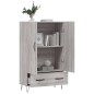 vidaXL Aparador alto madera de ingeniería gris Sonoma 69,5x31x115 cm vidaXL Aparador alto madera de ingeniería gris Sonoma 69,5x31x115 cm