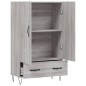vidaXL Aparador alto madera de ingeniería gris Sonoma 69,5x31x115 cm vidaXL Aparador alto madera de ingeniería gris Sonoma 69,5x31x115 cm