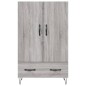 vidaXL Aparador alto madera de ingeniería gris Sonoma 69,5x31x115 cm vidaXL Aparador alto madera de ingeniería gris Sonoma 69,5x31x115 cm