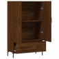 vidaXL Aparador alto madera de ingeniería roble marrón 69,5x31x115 cm vidaXL Aparador alto madera de ingeniería roble marrón 69,5x31x115 cm