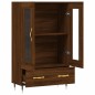 vidaXL Aparador alto madera de ingeniería roble marrón 69,5x31x115 cm