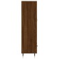 vidaXL Aparador alto madera de ingeniería roble marrón 69,5x31x115 cm