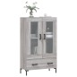 vidaXL Aparador alto madera de ingeniería gris Sonoma 69,5x31x115 cm vidaXL Aparador alto madera de ingeniería gris Sonoma 69,5x31x115 cm