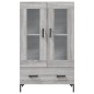 vidaXL Aparador alto madera de ingeniería gris Sonoma 69,5x31x115 cm vidaXL Aparador alto madera de ingeniería gris Sonoma 69,5x31x115 cm