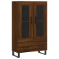 vidaXL Aparador alto madera de ingeniería roble marrón 69,5x31x115 cm vidaXL Aparador alto madera de ingeniería roble marrón 69,5x31x115 cm
