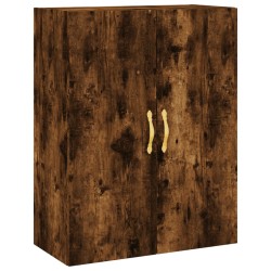 vidaXL Armario de pared roble ahumado 69,5x34x90 cm