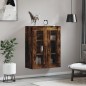 vidaXL Armario de pared roble ahumado 69,5x34x90 cm vidaXL Armario de pared roble ahumado 69,5x34x90 cm