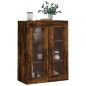 vidaXL Armario de pared roble ahumado 69,5x34x90 cm vidaXL Armario de pared roble ahumado 69,5x34x90 cm