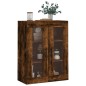 vidaXL Armario de pared roble ahumado 69,5x34x90 cm vidaXL Armario de pared roble ahumado 69,5x34x90 cm