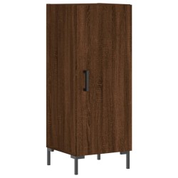 vidaXL Aparador madera de ingeniería marrón roble 34,5x34x90 cm
