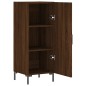 vidaXL Aparador madera de ingeniería marrón roble 34,5x34x90 cm vidaXL Aparador madera de ingeniería marrón roble 34,5x34x90 cm