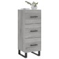 vidaXL Aparador madera de ingeniería gris Sonoma 34,5x34x90 cm vidaXL Aparador madera de ingeniería gris Sonoma 34,5x34x90 cm